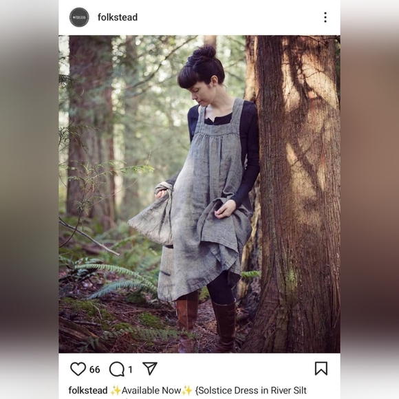 Folkstead Solstice linen Dress - Picture 2 of 5